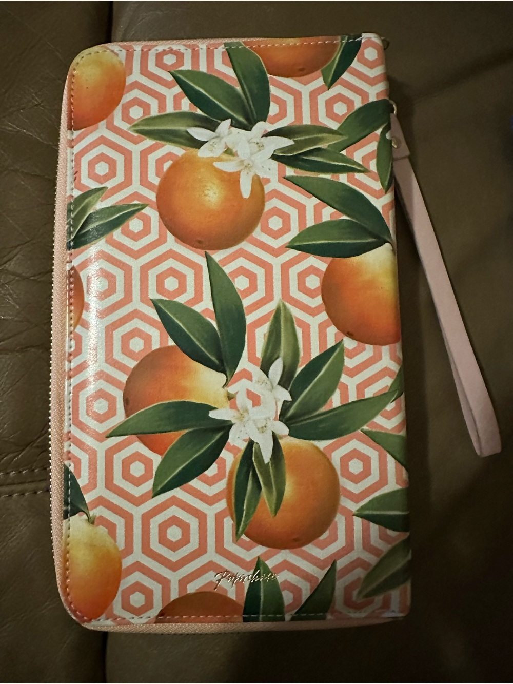Paperchase Riviera Citrus Travel Wallet
